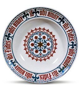 Pugin által tervezett Minton tál, 1851 (kerámia) alkotó: English School